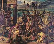 Eugene Delacroix The Entry of the Crusaders in Constantinople, oil painting on canvas